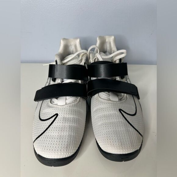 Nike Romaleos 4 White Black Men Weightlifting Cross Training Crossfit Shoes - Picture 4 of 10
